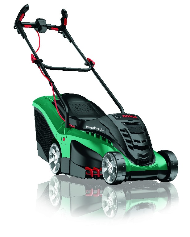Masina de tuns gazon, motor electric, Bosch, 1400 W, latime taiere 37 cm, sac colector 40 L