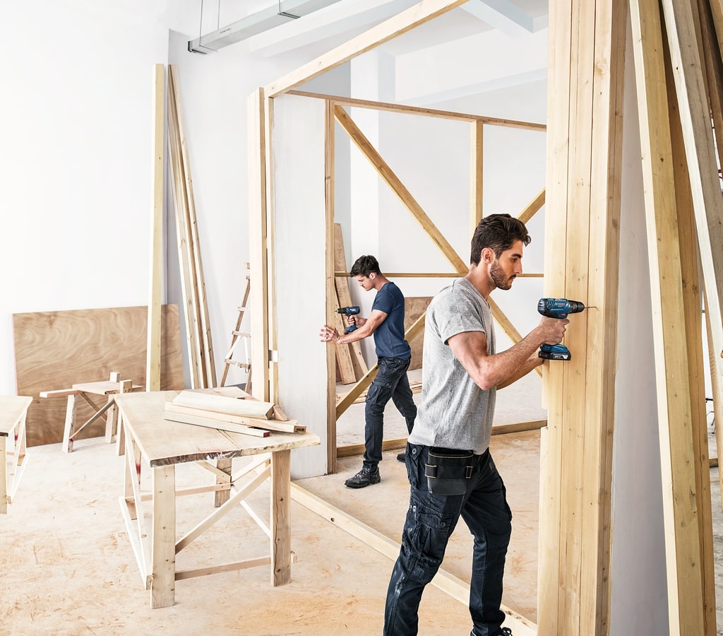 Masina de gaurit, cu percutie , acumulator, 2 Ah, 21/54 Nm • Bosch