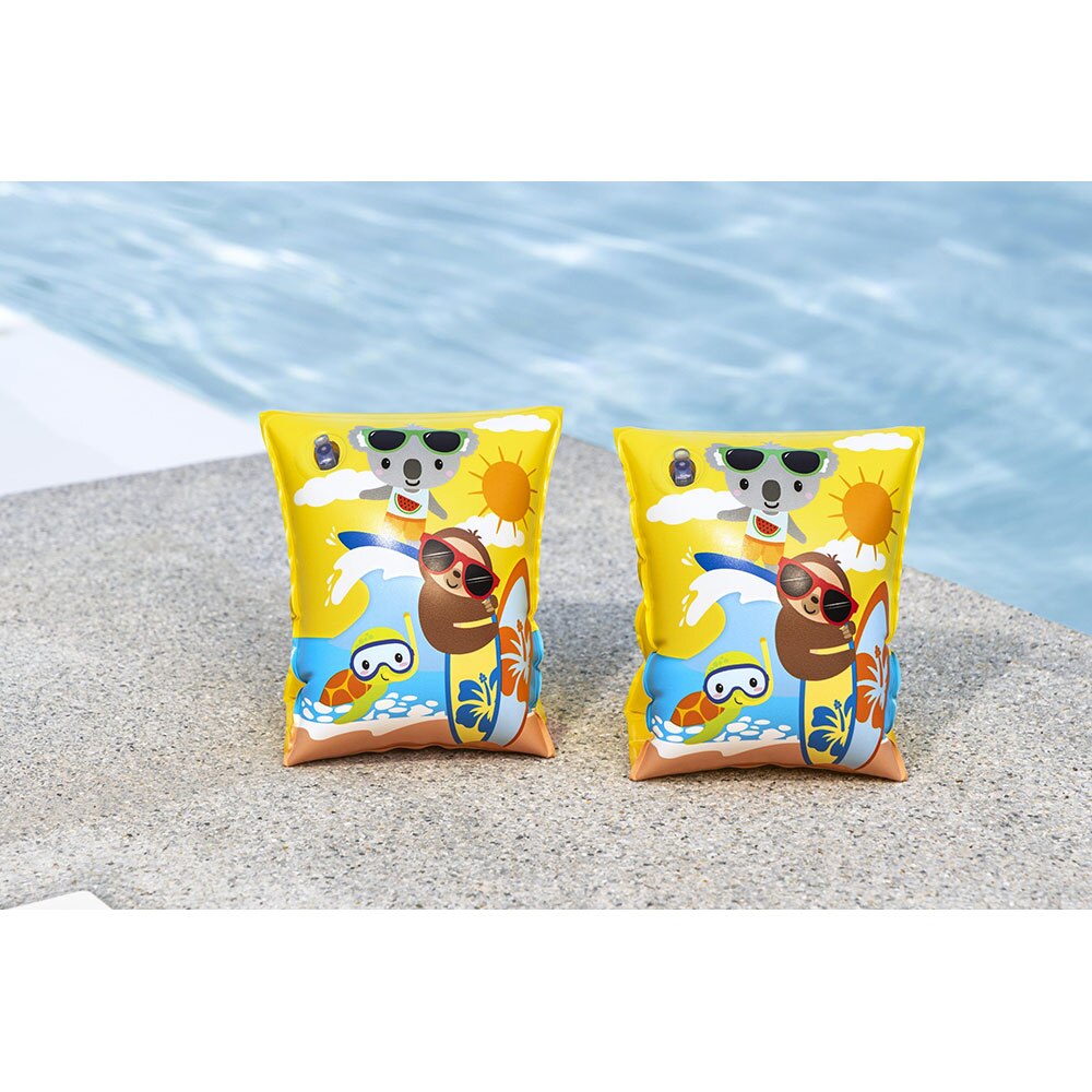 Set aripioare inot BESTWAY, PVC, 23 x 15 cm, galben