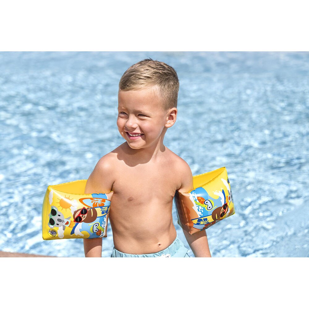 Set aripioare inot BESTWAY, PVC, 23 x 15 cm, galben