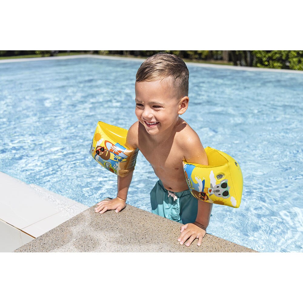 Set aripioare inot BESTWAY, PVC, 23 x 15 cm, galben