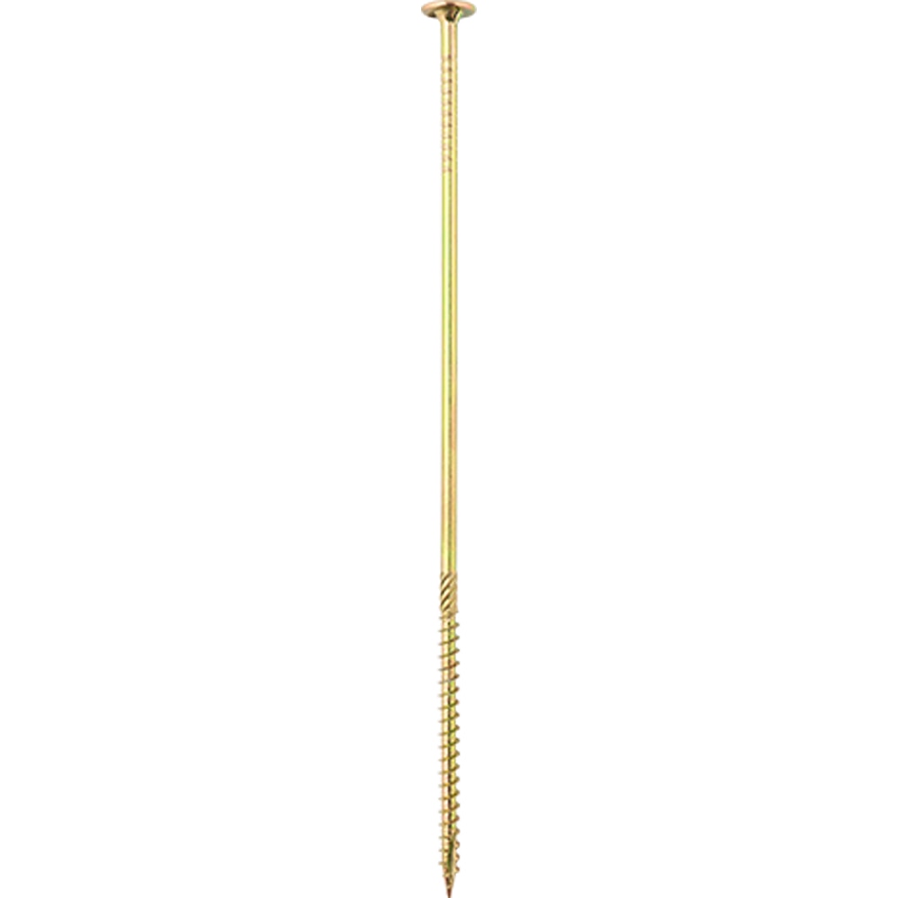 Surub lemn DOMAX, torx, otel, 10 x 300mm, 25 buc/cutie, galben
