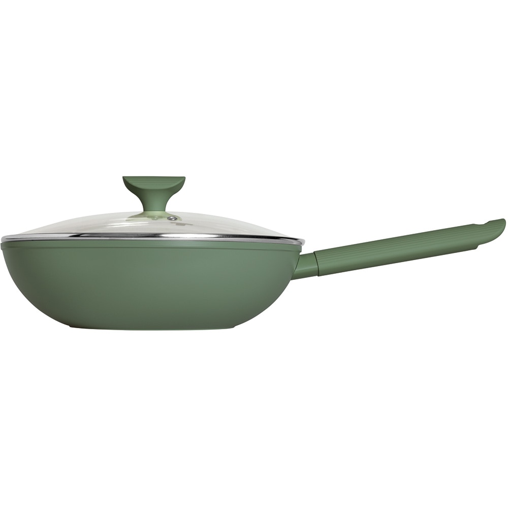 Tigaie wok FEST Balance, 28cm, ceramica, verde