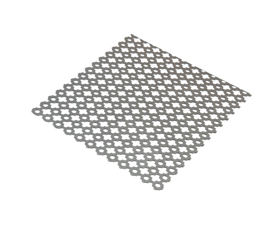 Foaie otel, brut, perforat, 500 x 250 mm