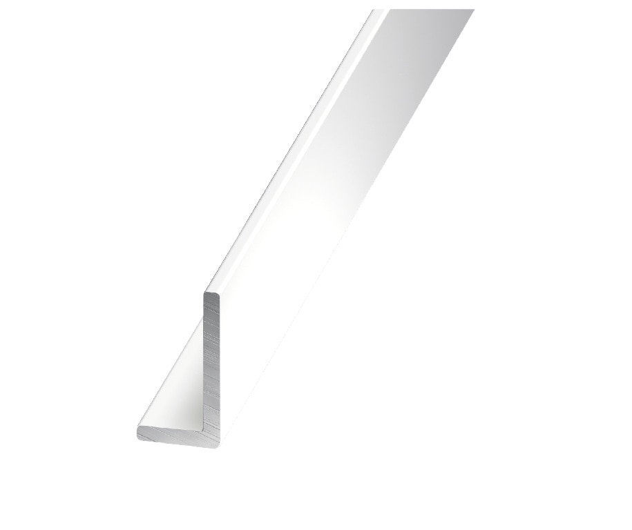 Cornier aluminiu, alb, 1 m x 20 mm (L x l)