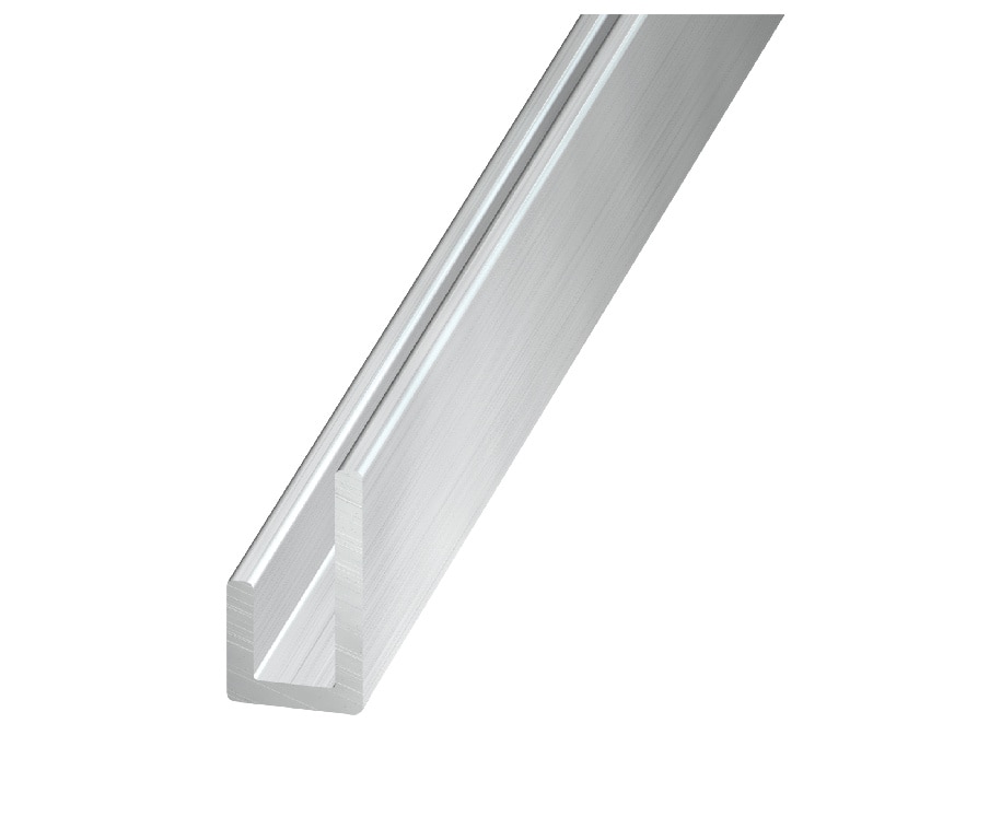 Cornier aluminiu, brut, 10 mm x 10 mm x 1 mm, 1 m