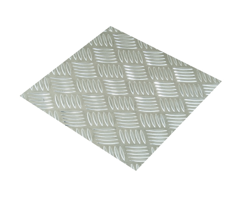 Foaie aluminiu brut, striat, 500 x 250 mm