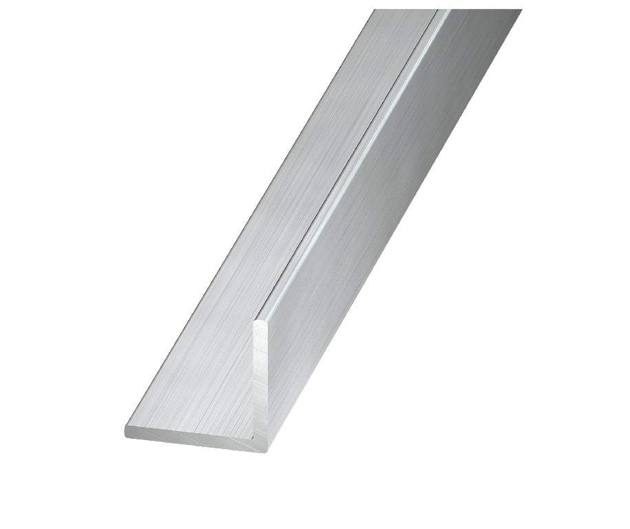 Cornier aluminiu brut, 40 mm x 40 mm x 1.5 mm, 2.5 m