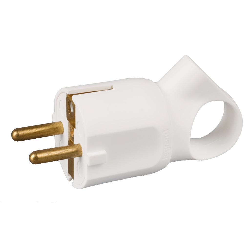 Stecher Legrand 16A, cu inel extragere, 2 P+T 
