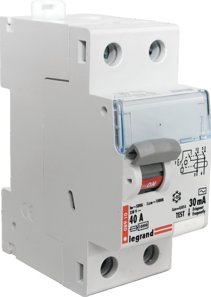 Bloc diferential 40A Legrand, 4,5 kA 30 ma 230 - 400V 