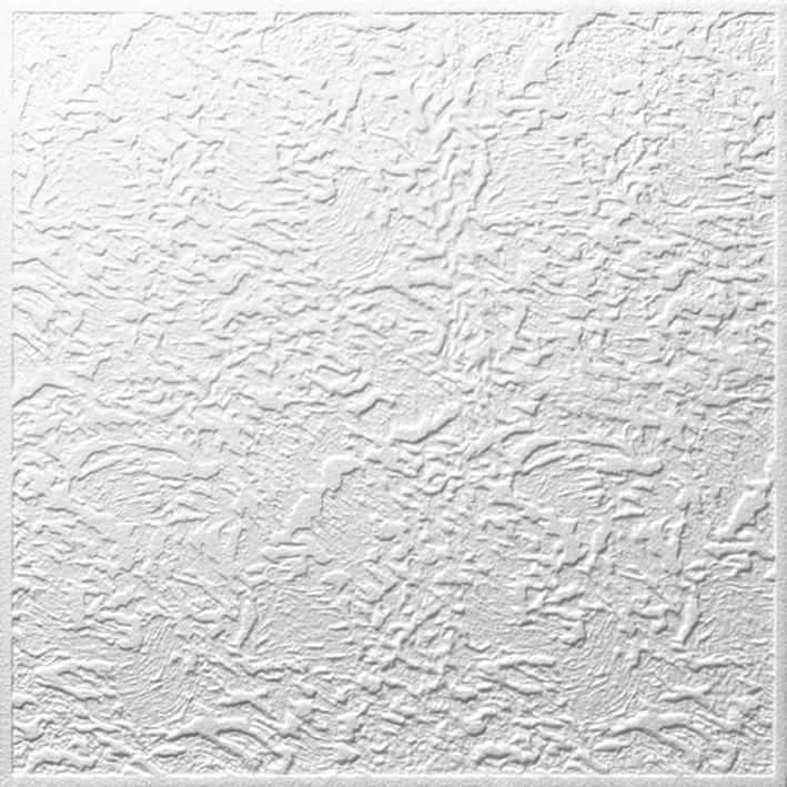Plafon Decorativ Polistiren, Luxem EPS 50X50Mc, 6 mm, 2Mp/Pachet  Decosa