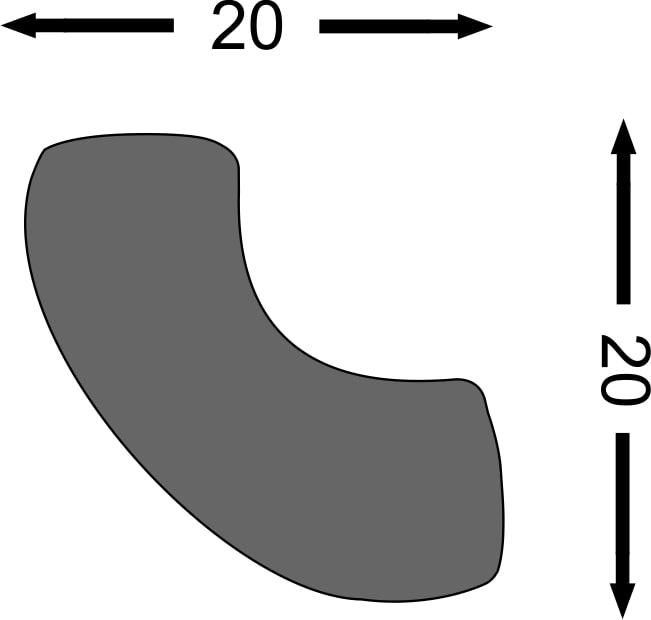 Bagheta Decorativa H15 2X200Cm, 10Mm  Decosa