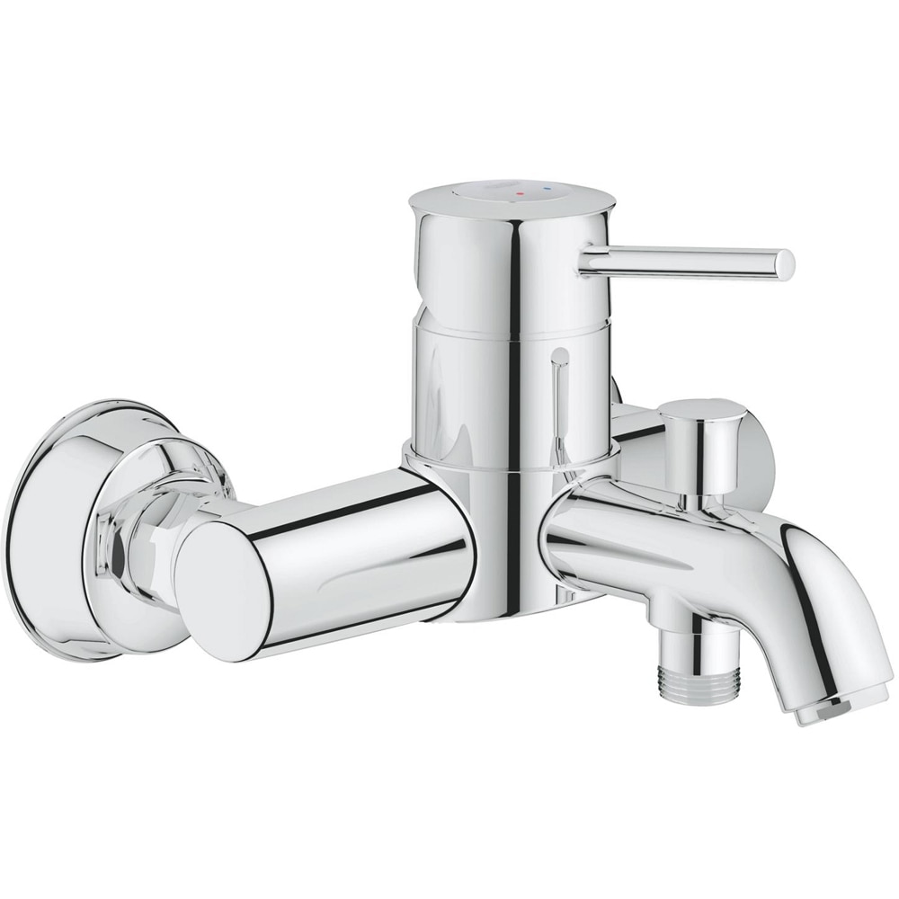 Baterie cada-dus GROHE BauClassic 32865000, aparenta, alama, crom