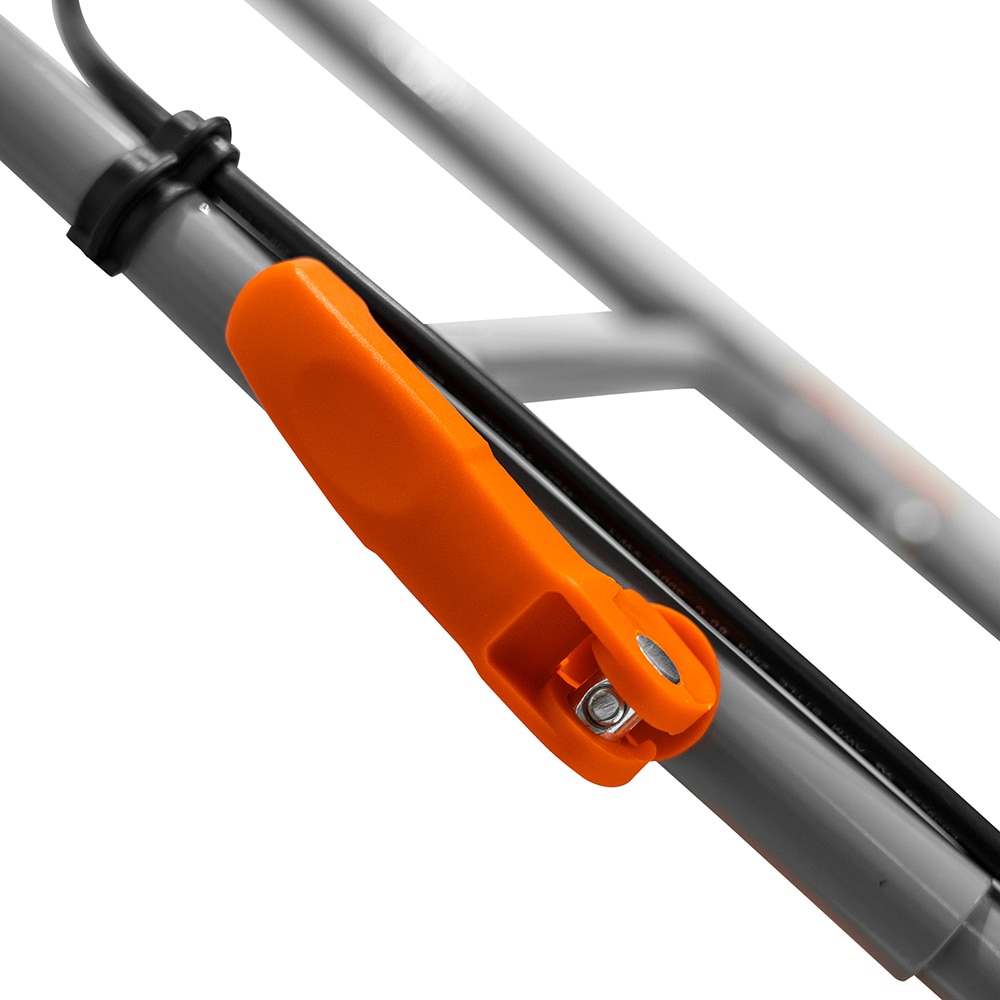 Masina de tuns iarba pe acumulator RURIS 330ED, Electrica, latime taiere 33cm, cos 30l, portocaliu