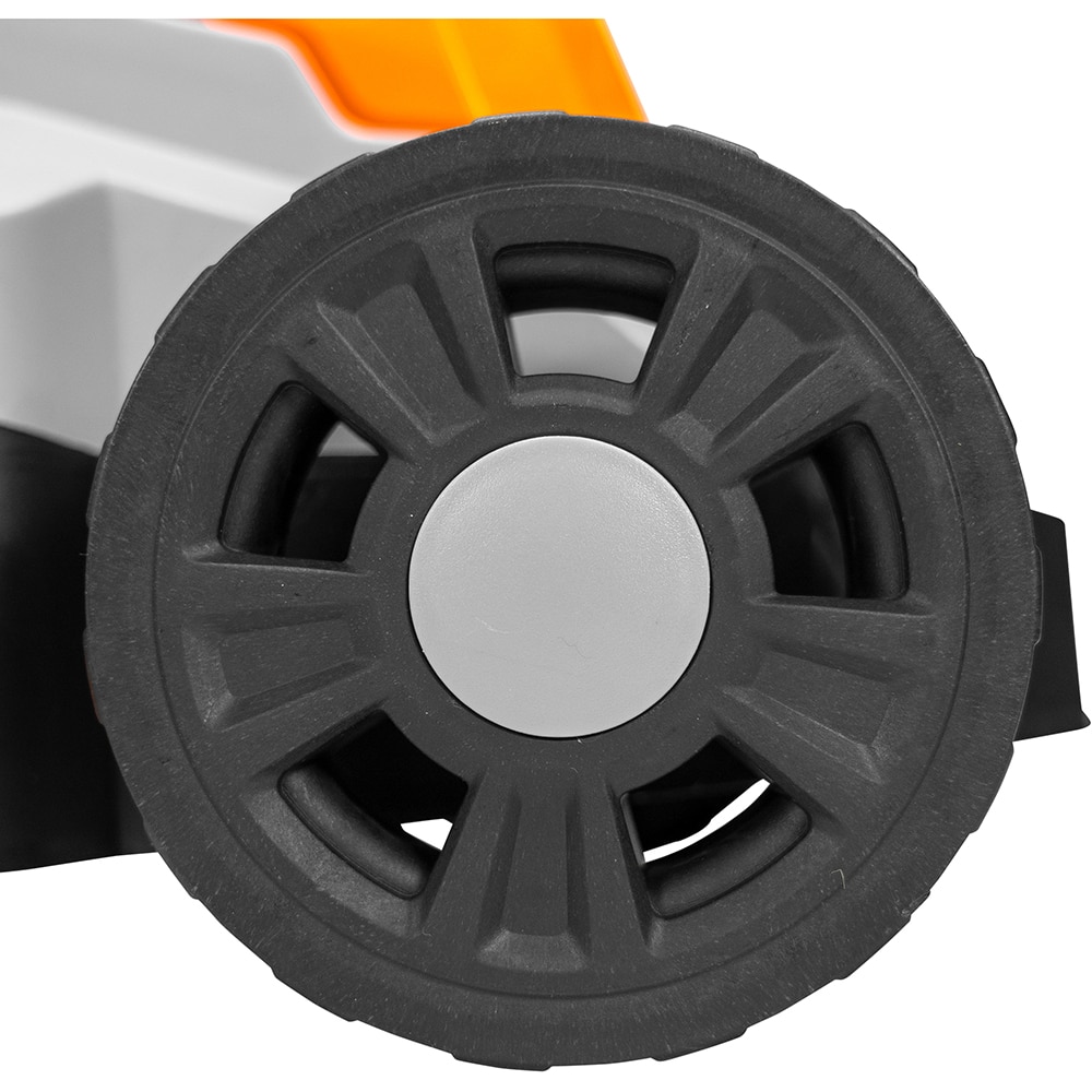 Masina de tuns iarba pe acumulator RURIS 330ED, Electrica, latime taiere 33cm, cos 30l, portocaliu