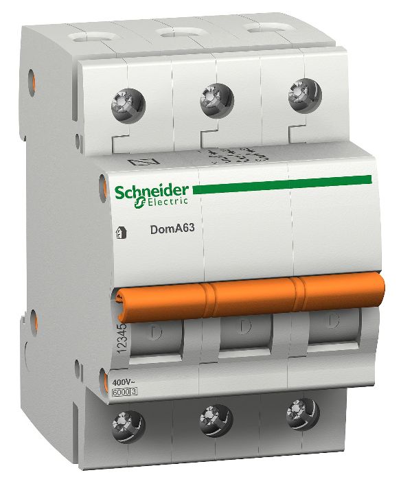 Disjunctor electric tripolar 25 A curba C • Schneider Electric
