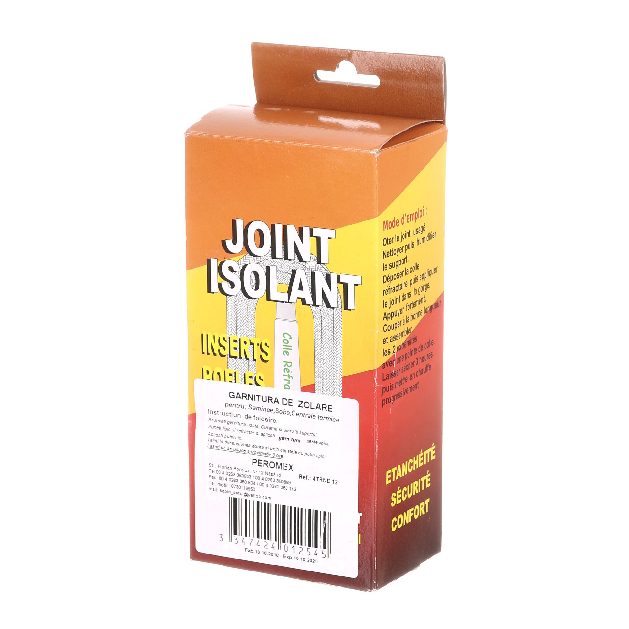 Garnitura de izolare, cu lipici