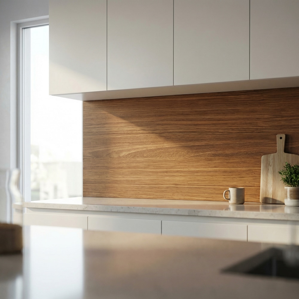 Panou decorativ Italian Wholnut, WPC, 120 x 278 cm, maro