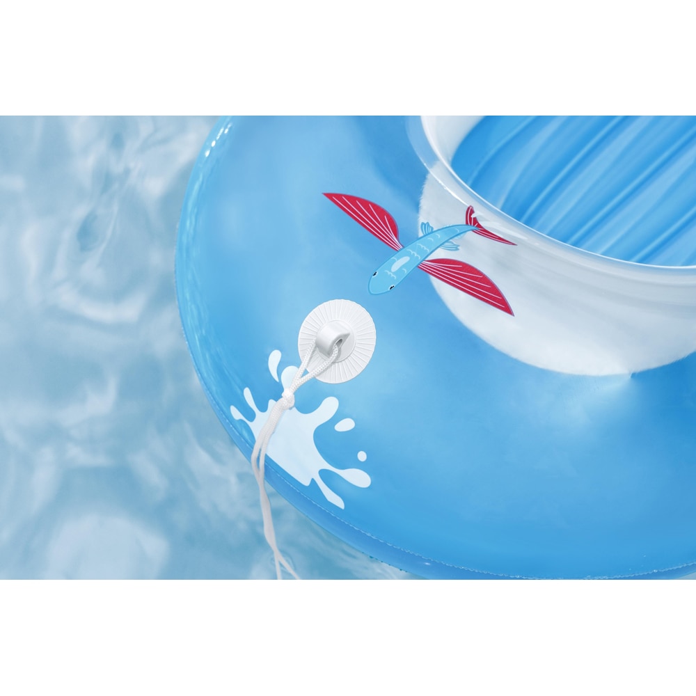 Barca gonflabila BESTWAY, 3-6 ani, 102x69 cm, capacitate maxima 45 kg, albastru