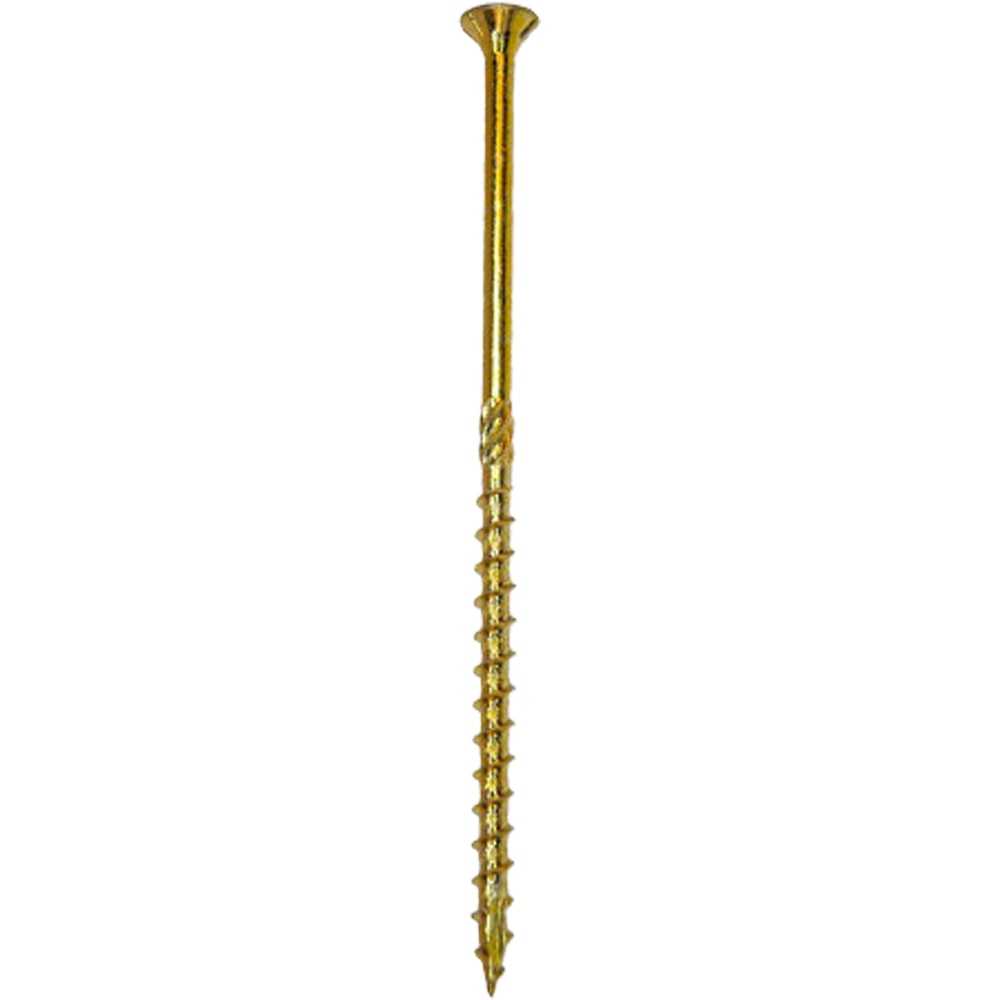 Surub lemn DOMAX, torx, otel, 8 x 220mm, 4 buc/cutie, galben