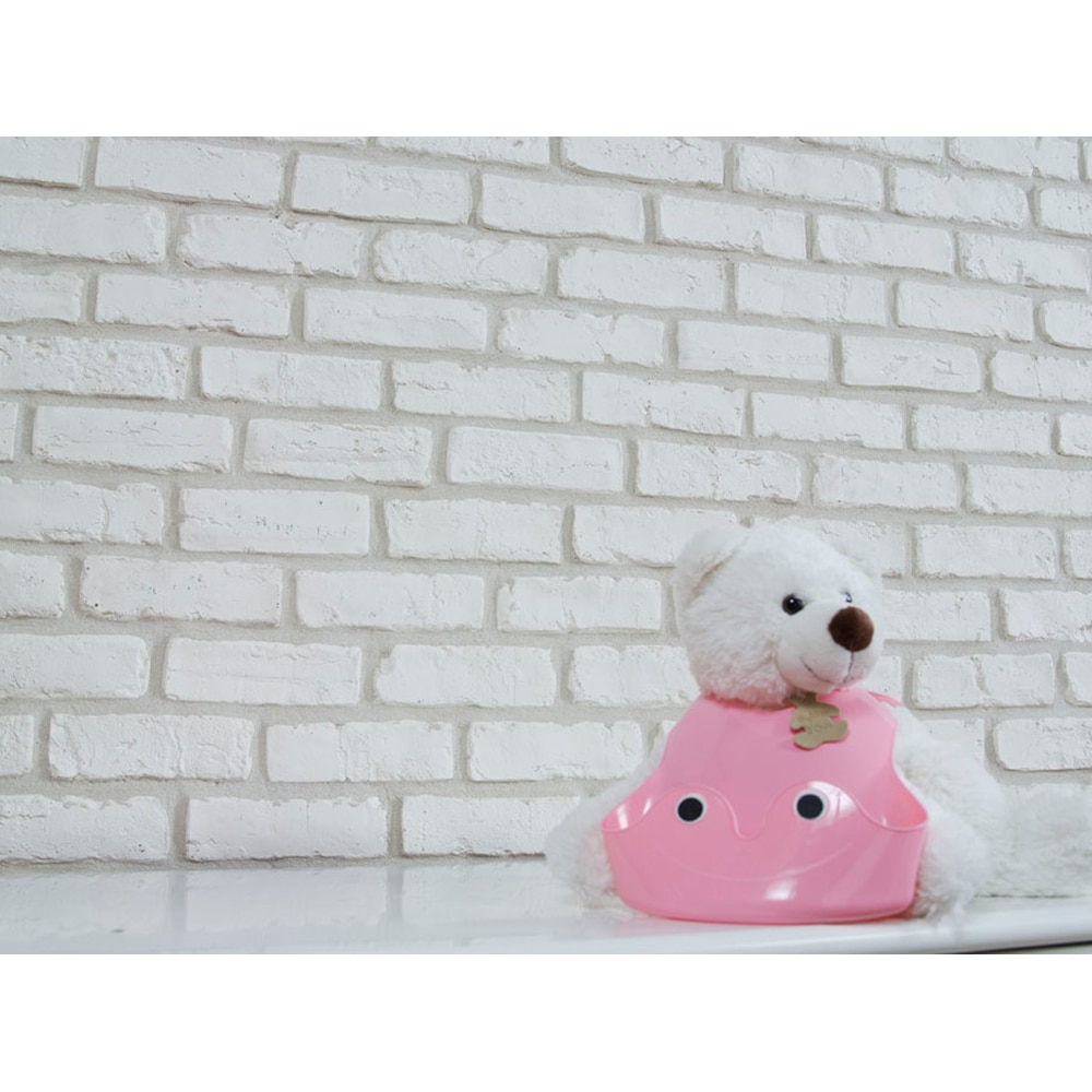 Caramida decorativa MODULO, 19 x 6 cm, 1 mp, ipsos, alb