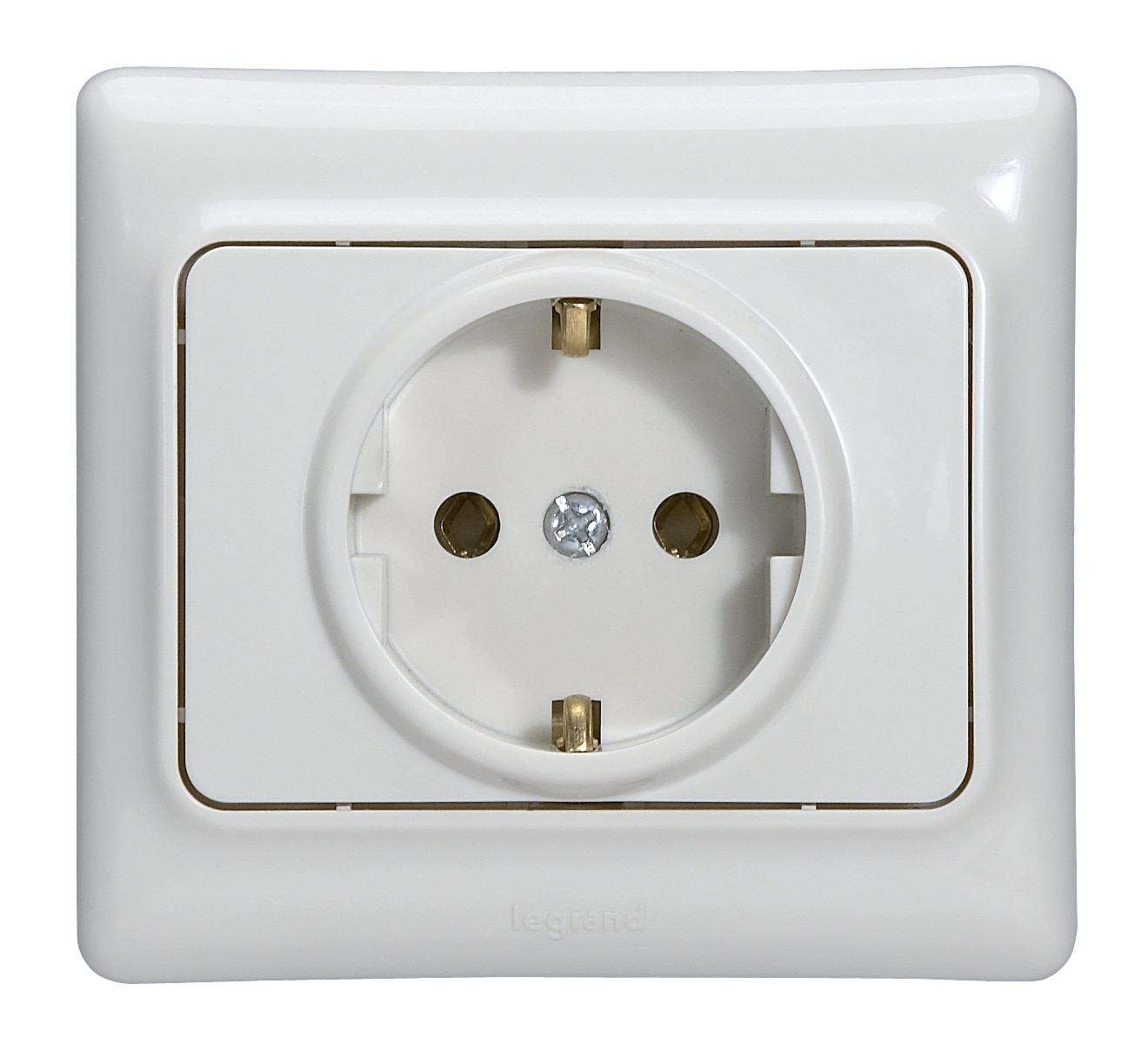 Kaptika priza simpla cp alb