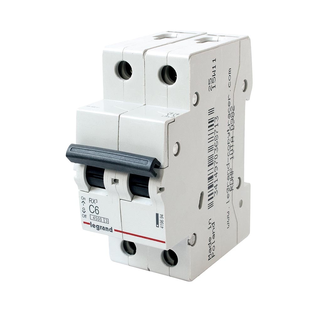 Disjunctor electric bipolar 16 A, 4.5 kA, 230 - 400 V • Legrand