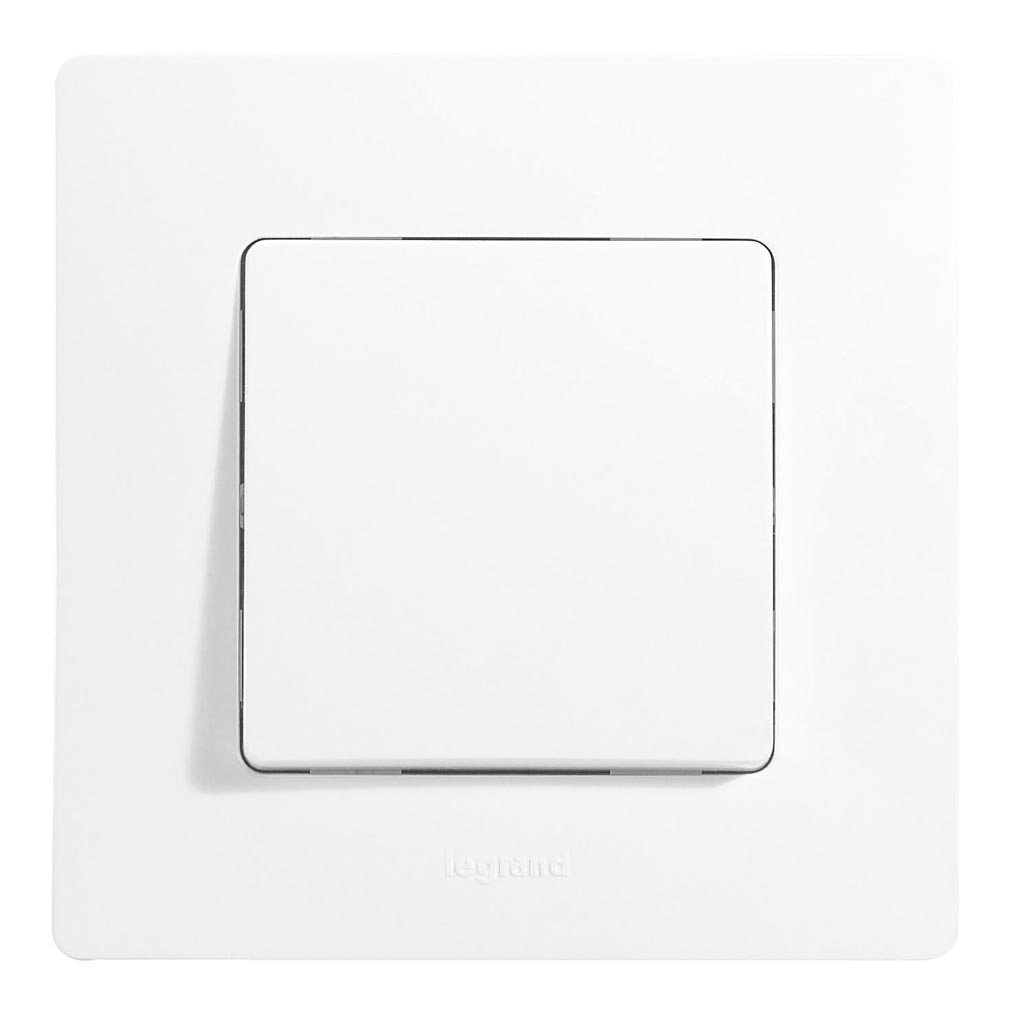 Intrerupator cap cruce, 10 A, 220 V, alb Legrand Niloe