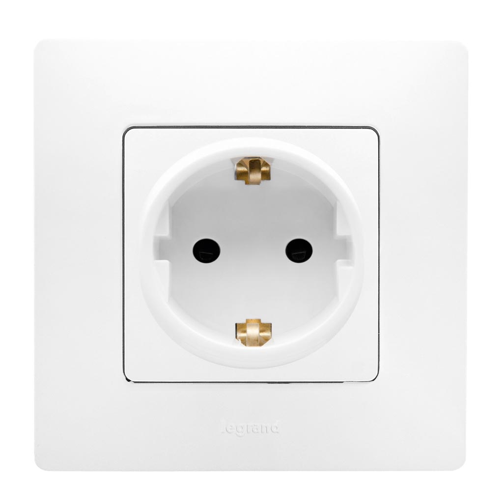 Priza NILOE 16A ST incastrat, alba   Legrand