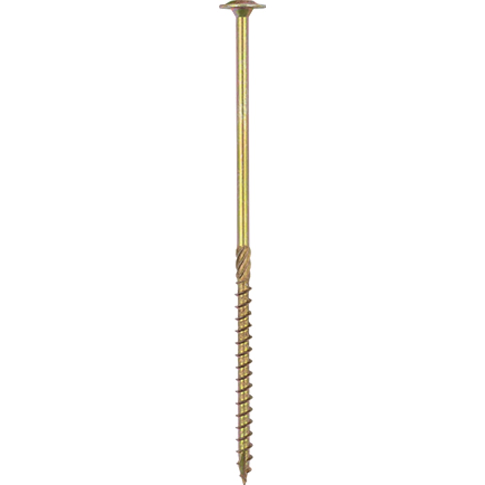 Surub lemn DOMAX, torx, otel, 6 x 160mm, 8 buc/cutie, galben