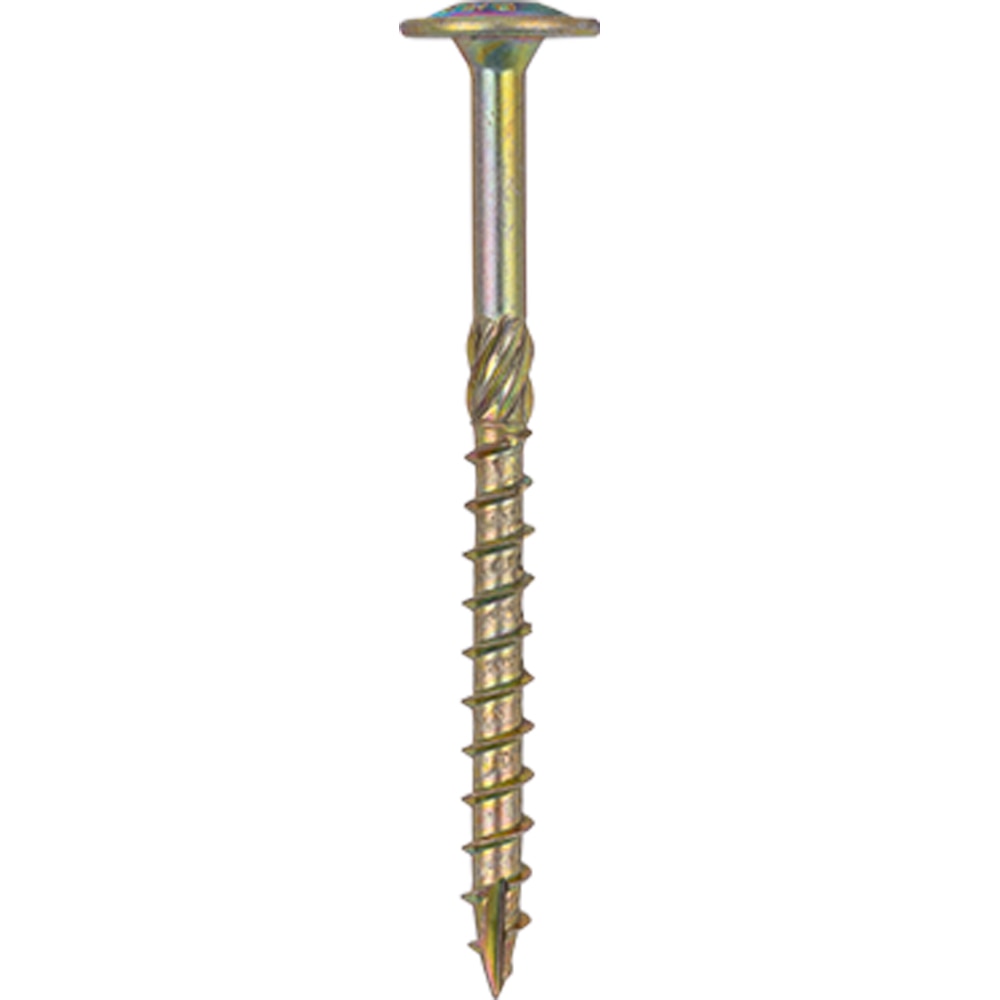 Surub lemn DOMAX, torx, otel, 8 x 100mm, 6 buc/cutie, galben