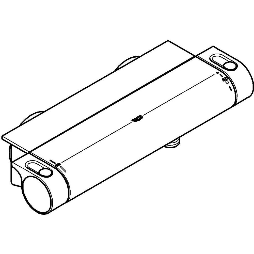 Baterie dus GROHE Grohtherm 2000 34469001, aparenta, termostat, alama, crom