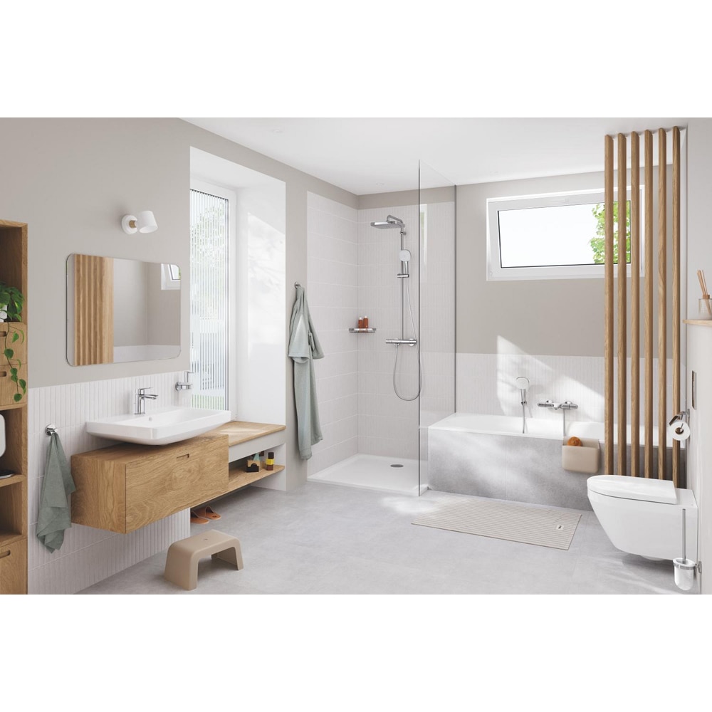 Baterie cada-dus GROHE Grohtherm 1000 34816003, aparenta, termostat, alama, crom