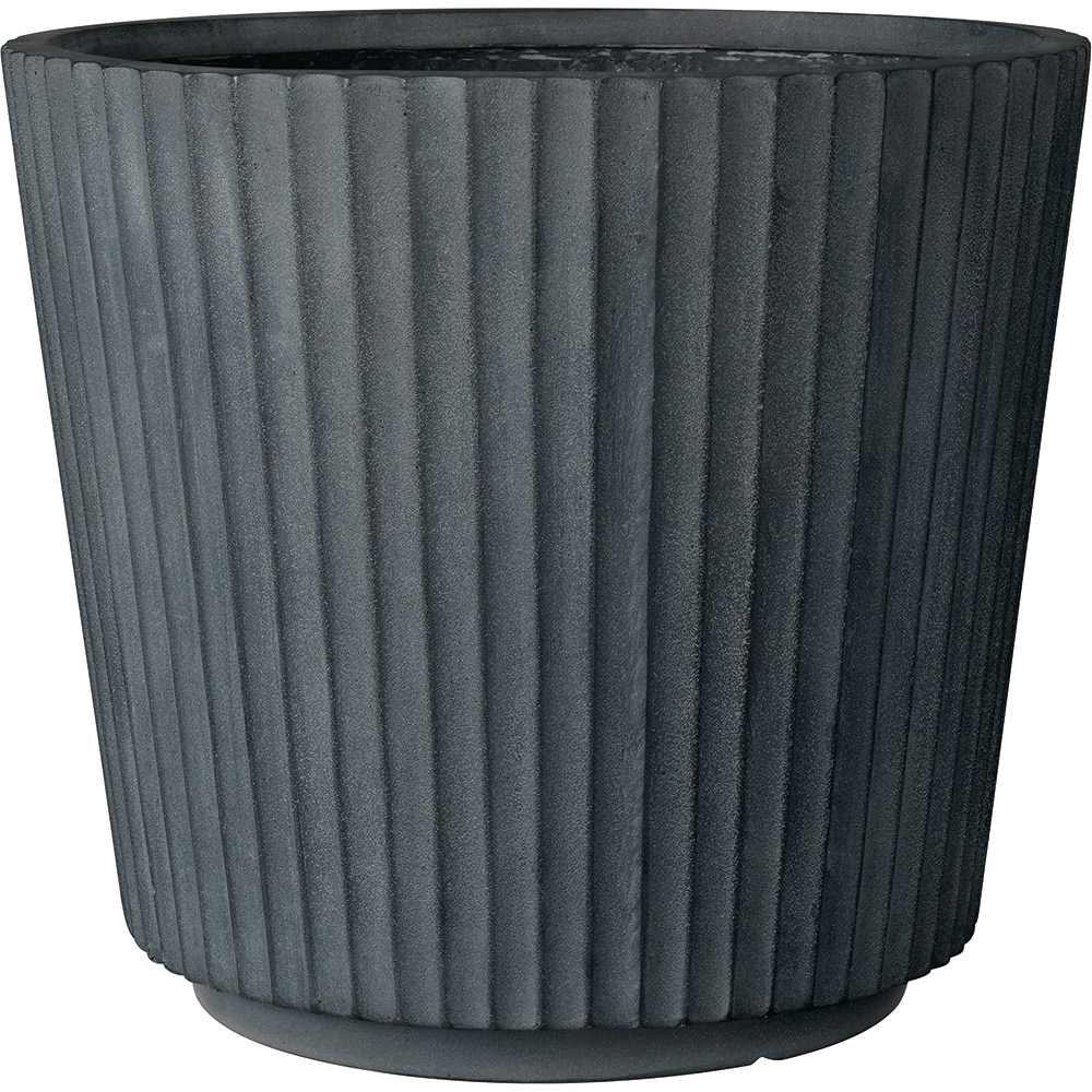 Ghiveci plante Cono Link, D58 cm, fibre sintetice, antracit