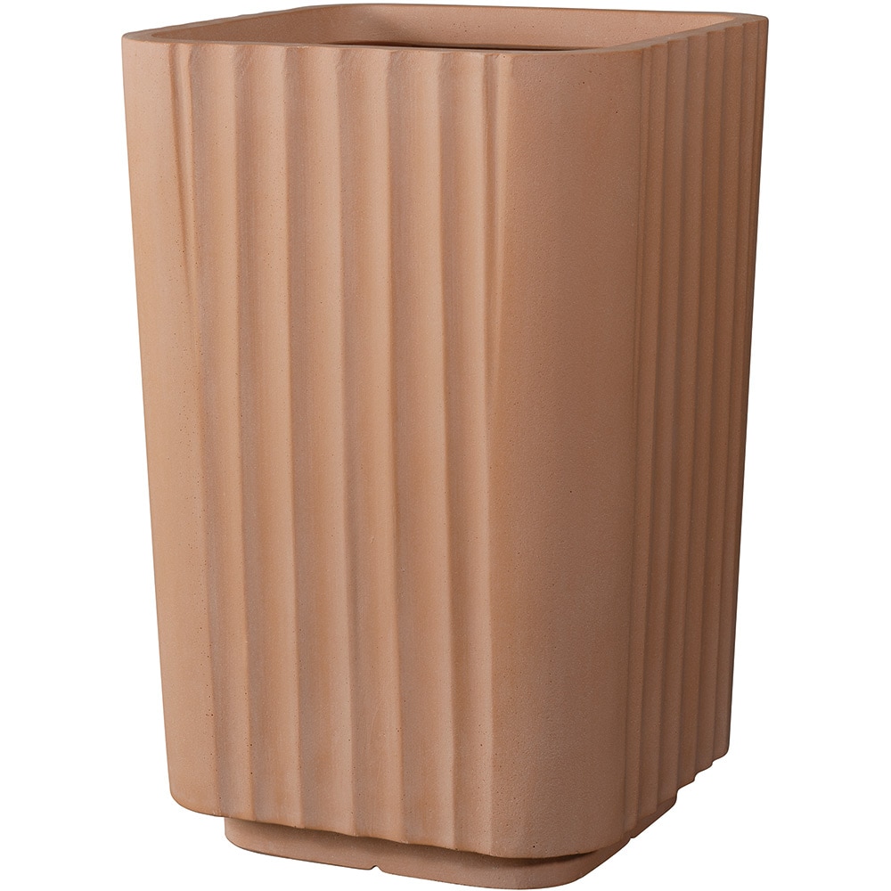 Ghiveci plante DEROMA Quadro Alto, D65 cm, fibre sintetice, maro teracota