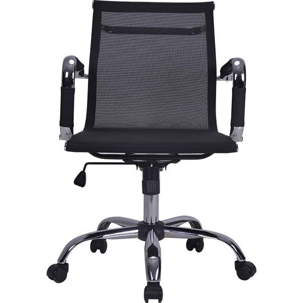 Scaun birou operational MYRIA 3502BK, plasa, negru