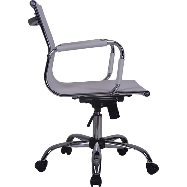 Scaun birou operational MYRIA 3502WH, plasa, alb