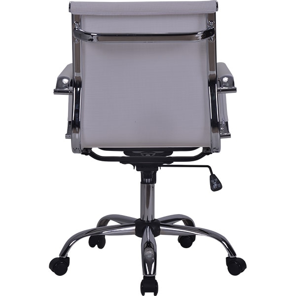 Scaun birou operational MYRIA 3502WH, plasa, alb