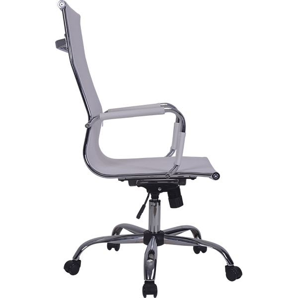 Scaun birou operational MYRIA 3503WH, plasa, alb