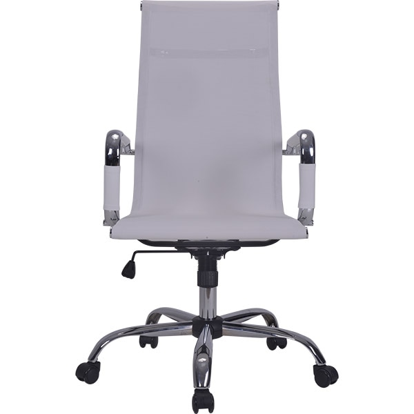 Scaun birou operational MYRIA 3503WH, plasa, alb