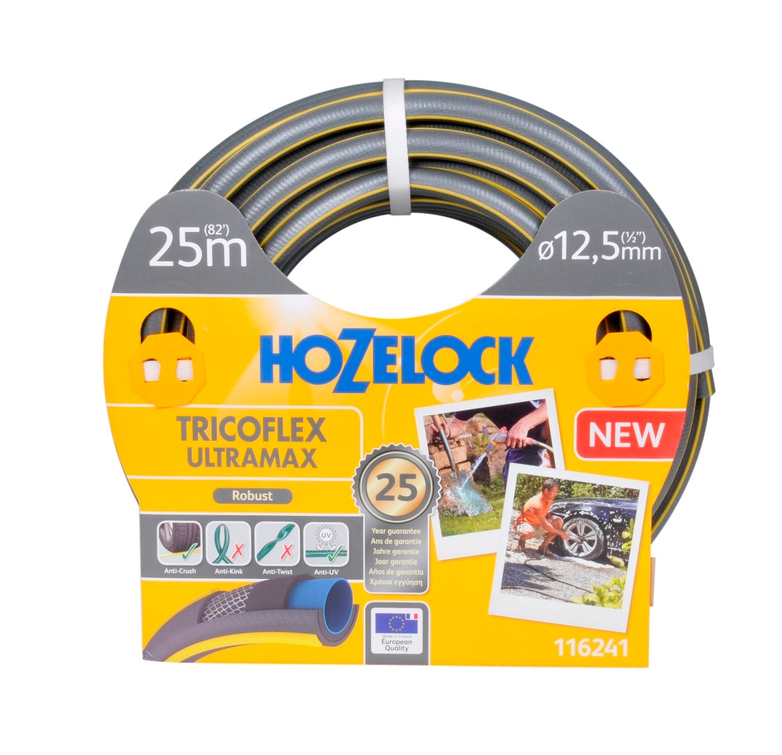 Furtun de gradina Hozelock, lungime 25 m, diametru 12,5 mm (racord 1/2)