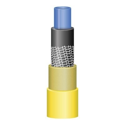 Furtun de gradina Hozelock, lungime 10 m, diametru 25 mm (racord 1)