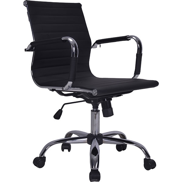 Scaun birou operational MYRIA 3508BK, poliuretan, negru