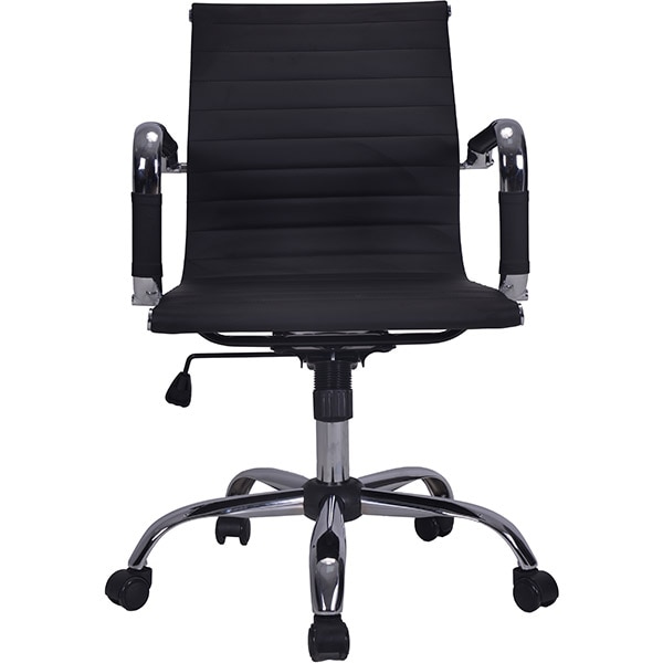 Scaun birou operational MYRIA 3508BK, poliuretan, negru