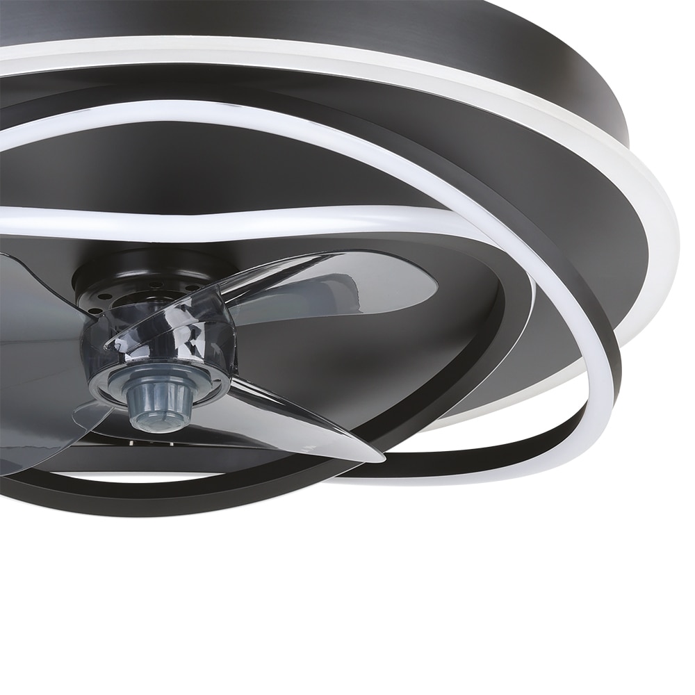 Plafoniera EGLO Namori, 4x9W, 4400lm, 50cm, negru