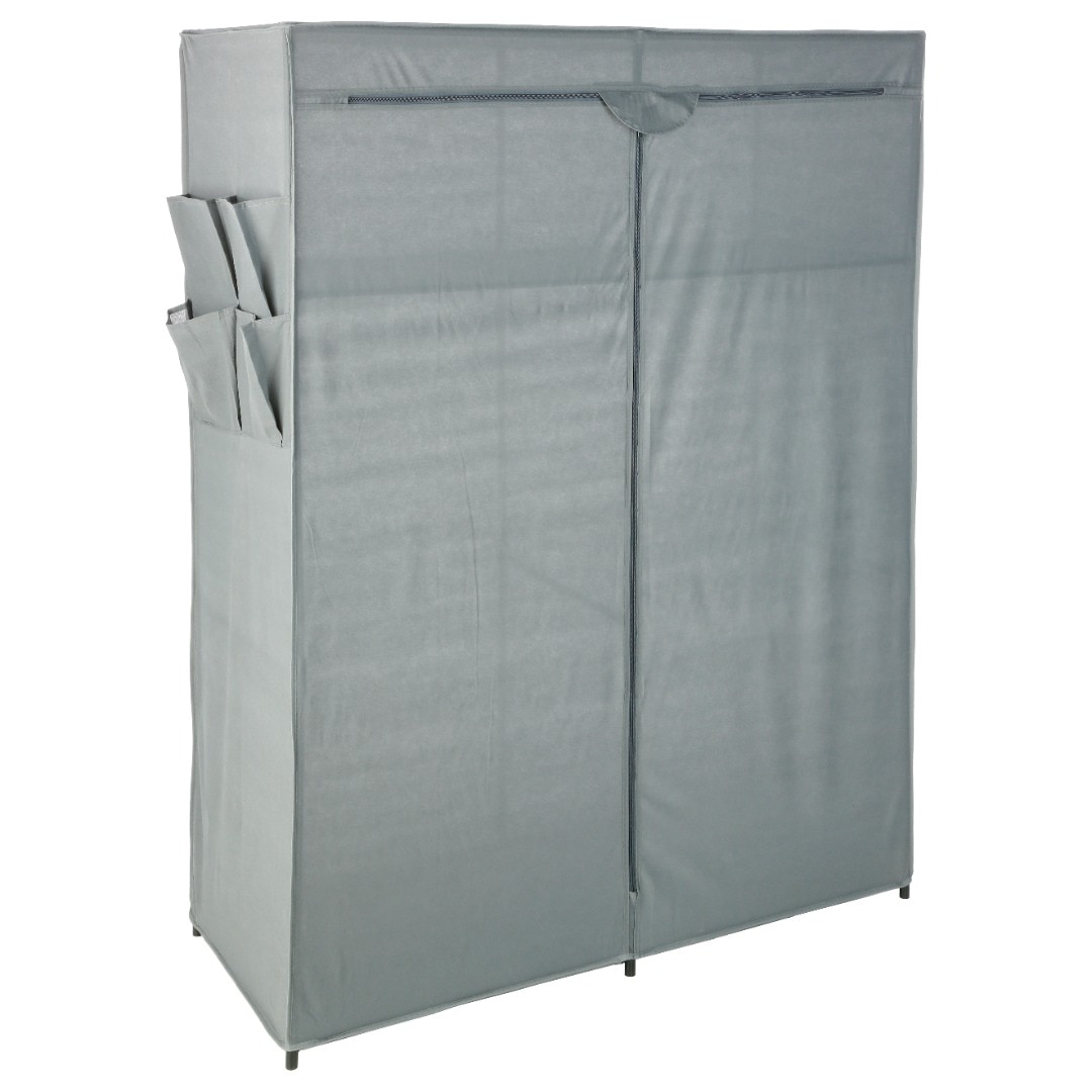 Dulap textil, 2 etajere, 155 cm