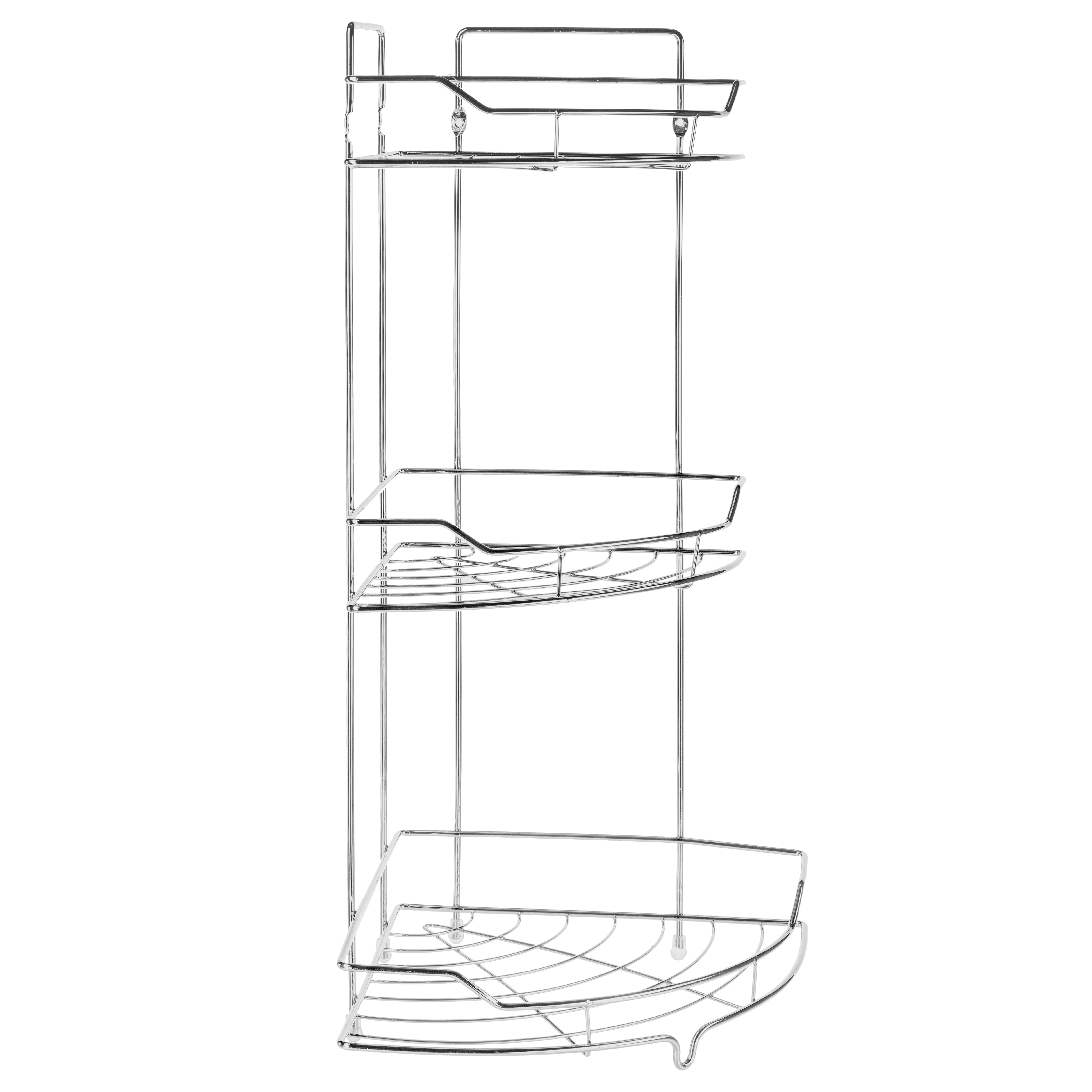 Etajera 3 nivele, gri, 56 x 24.5 x 21 cm