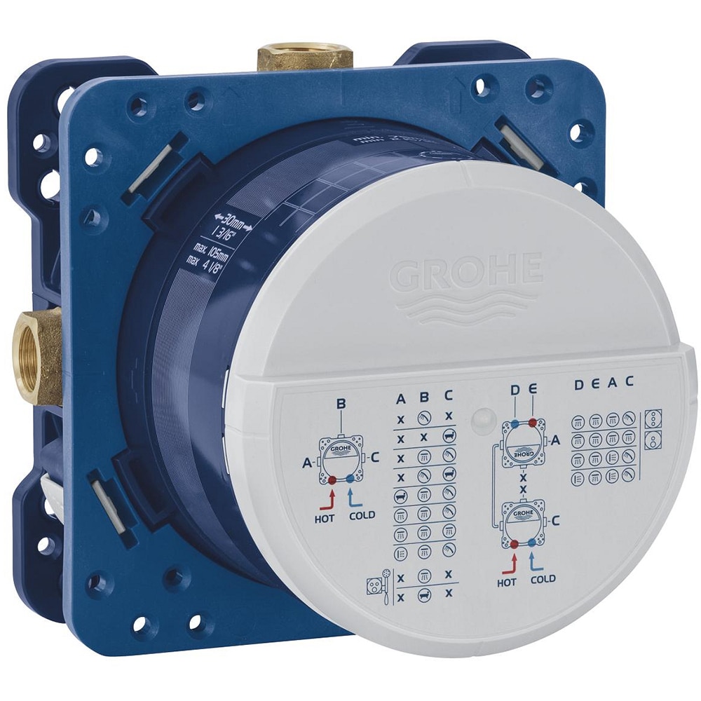 Set incastrat universal GROHE Rapido SmartBox 35604000, 1/2", pentru baterii si sisteme de dus incastrate