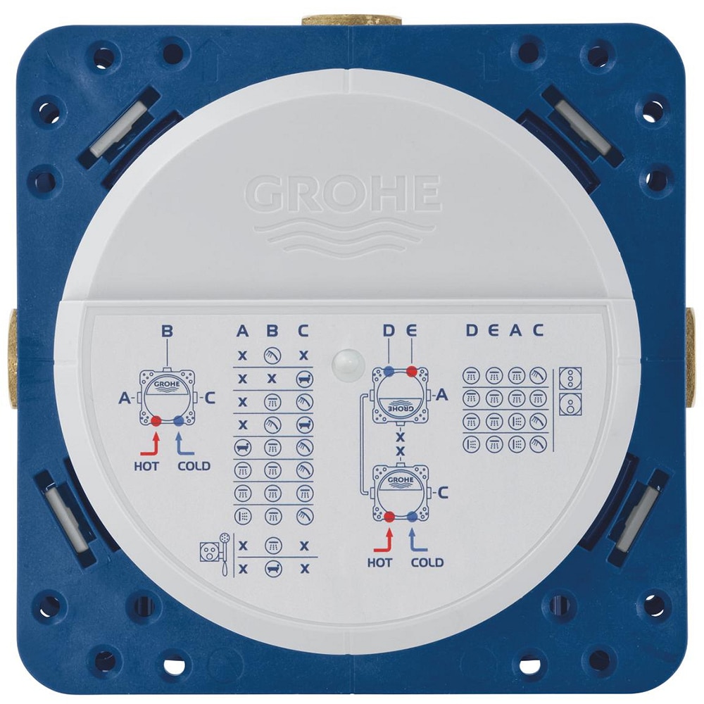 Set incastrat universal GROHE Rapido SmartBox 35604000, 1/2", pentru baterii si sisteme de dus incastrate