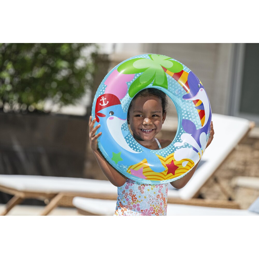 Colac de inot gonflabil BESTWAY, 51 cm, 3-6 ani, cu desene, 1 buc